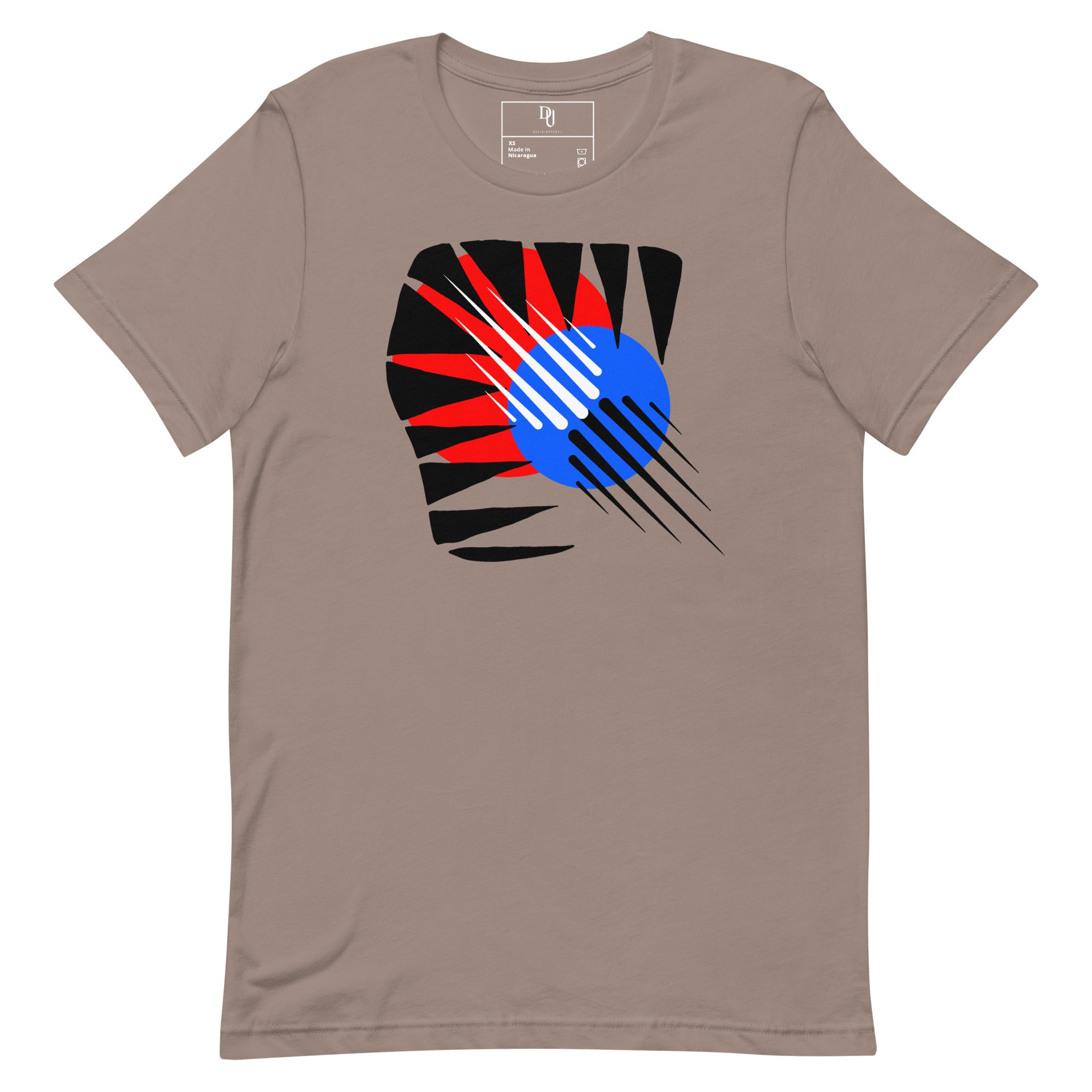 raptors inspired teeth deisgn on a brown tshirt