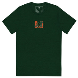 Short sleeve Men's Twill Green  T-shirt- Embroidered G&R