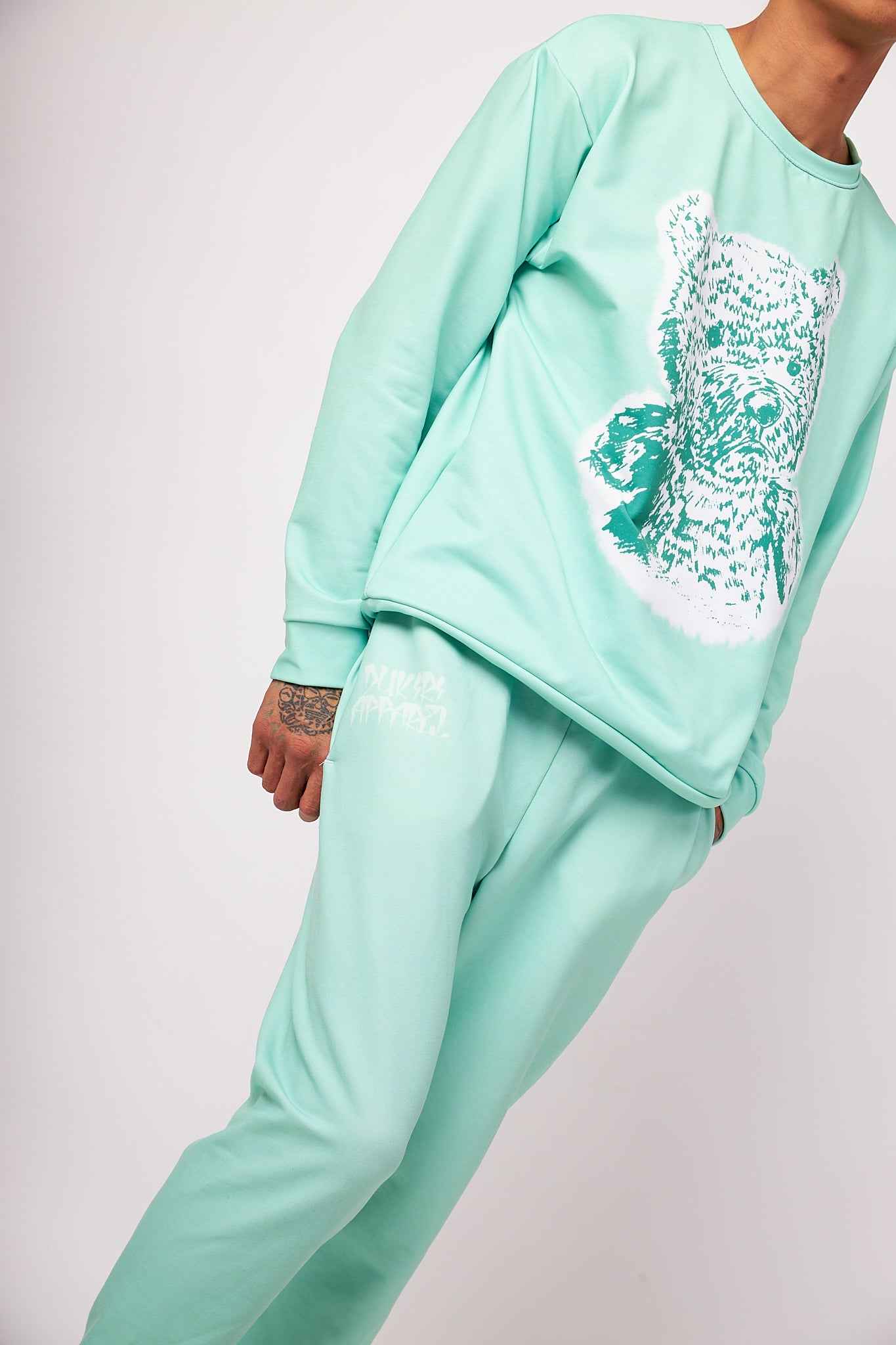 unisex vista blue sweatshirt for the perfect streetwear and loungewear aesthetic