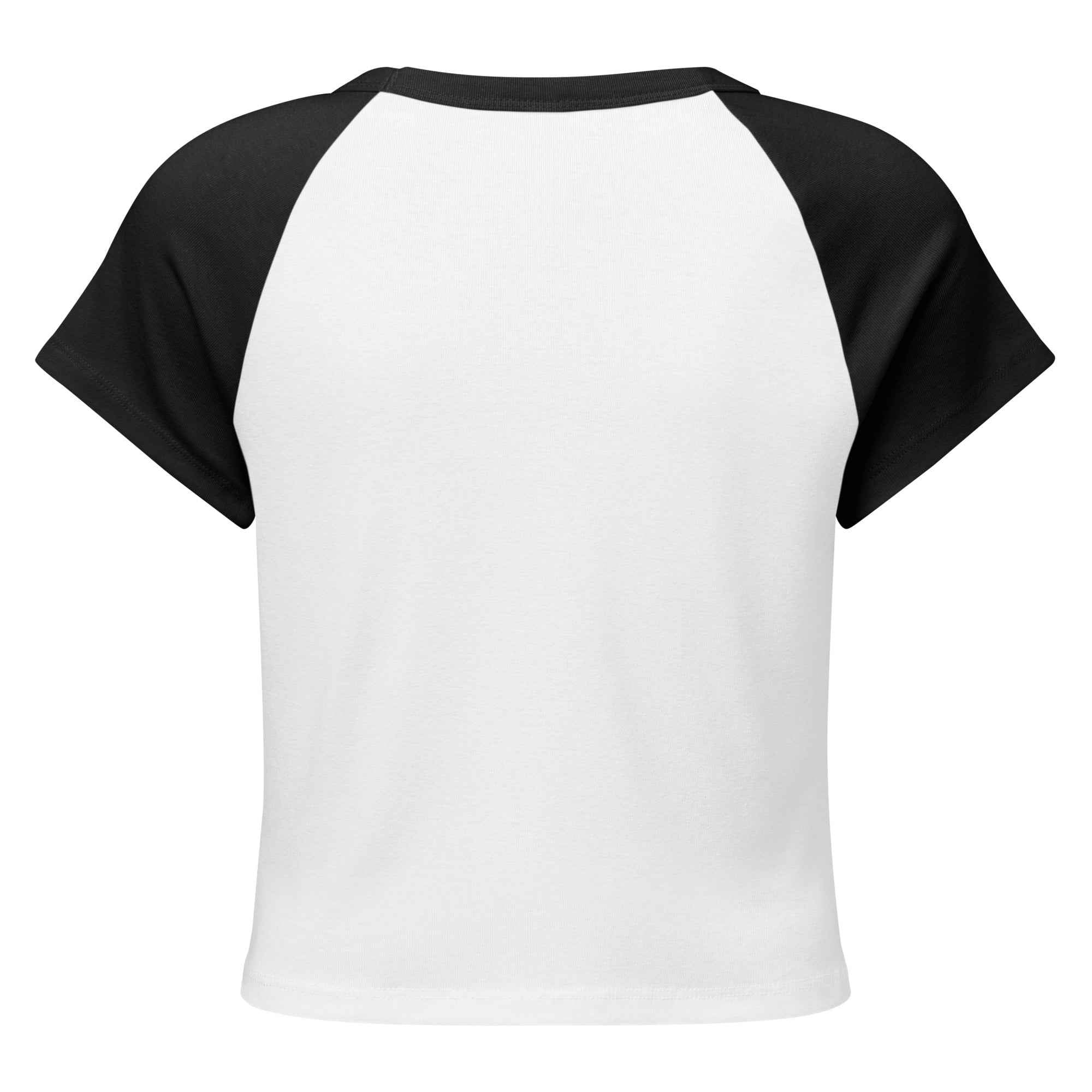 Art Slogan Micro Rib Raglan Baby Tee