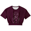 Blackberry Crop Top Teddy Bear