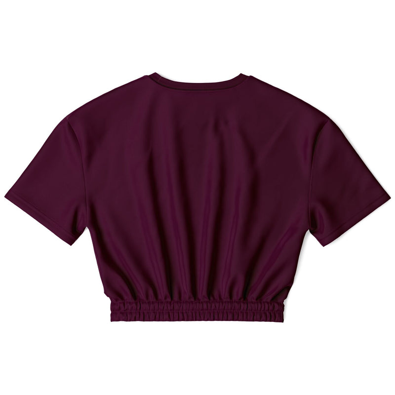Blackberry Teddy Crop Top