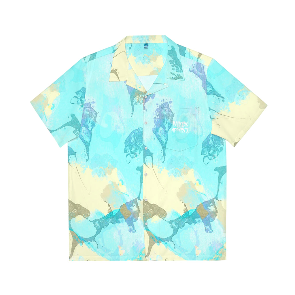 Mid-weight Sea Shells Men's Hawaiian Shirt