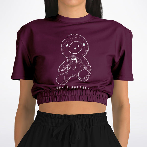 Blackberry Teddy Crop Top