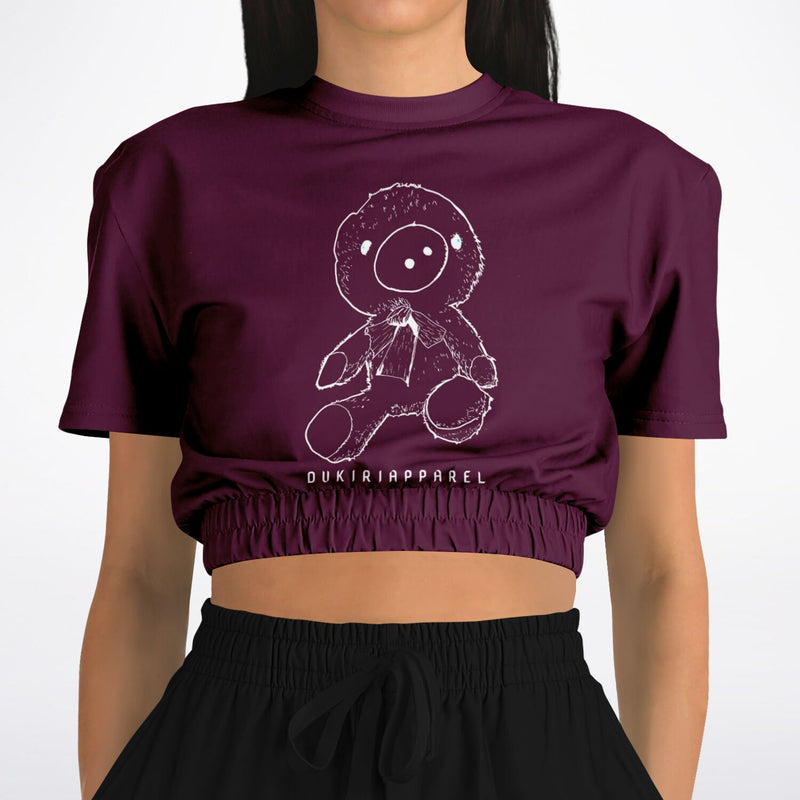 Blackberry Teddy Crop Top