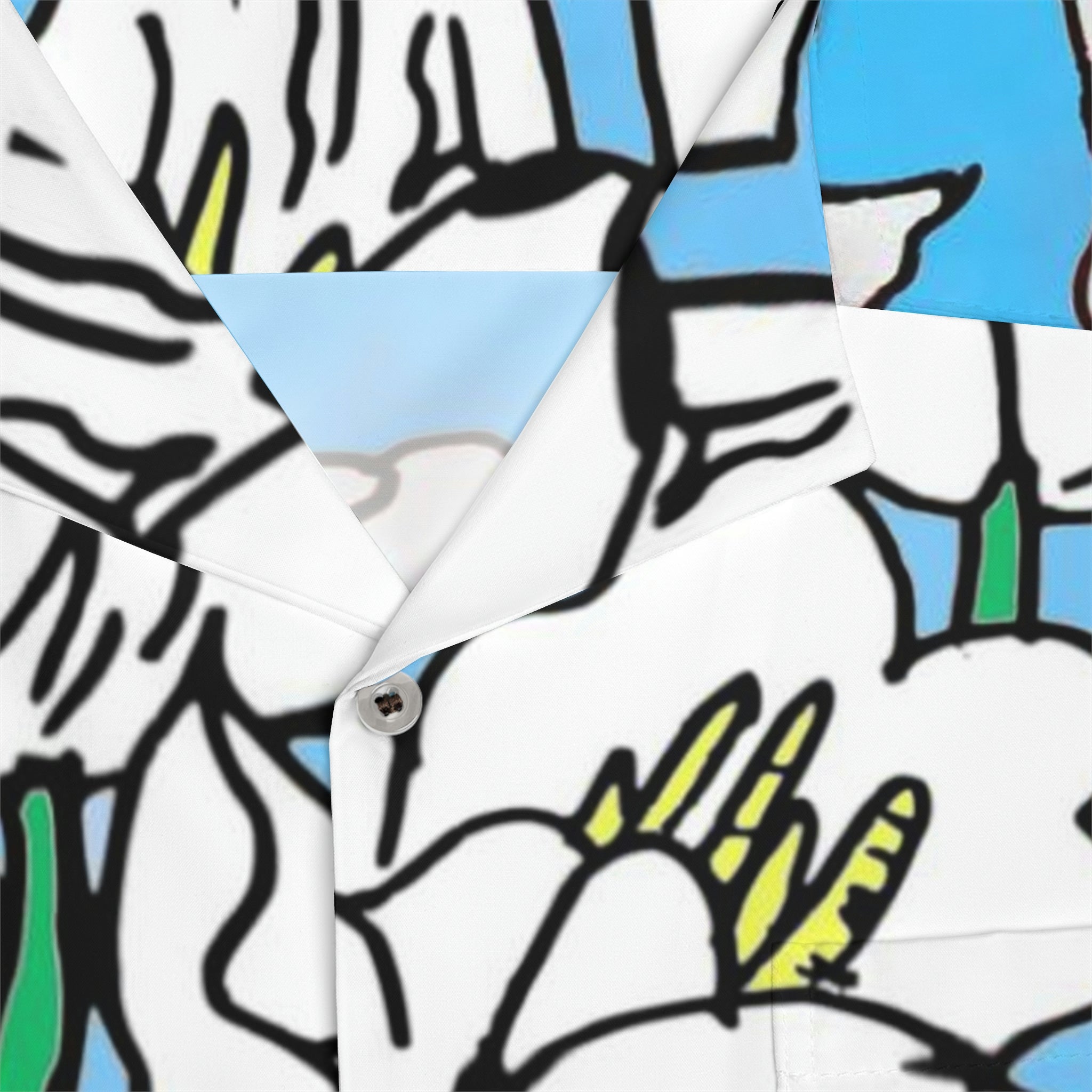 Mid-weight Wooden Clog Hawaiian Shirt