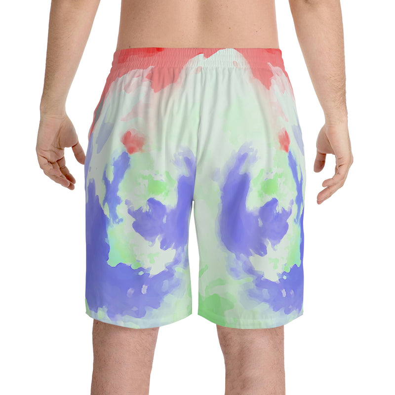 Cloudy print relaxed fit Beach Shorts