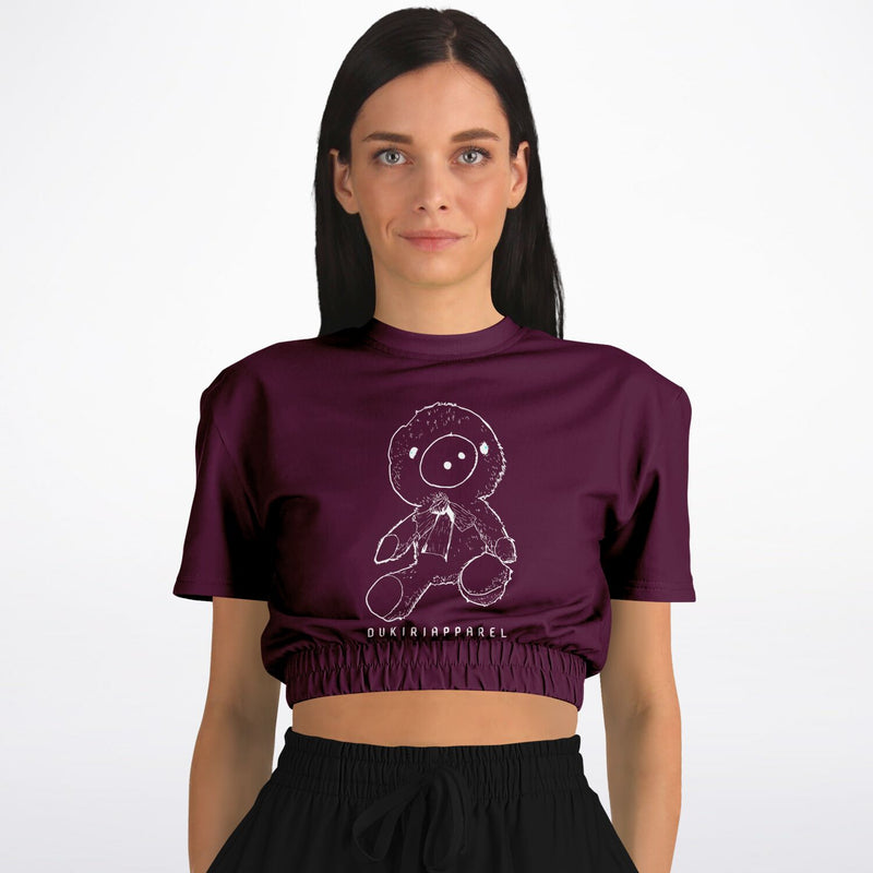 Blackberry Teddy Crop Top