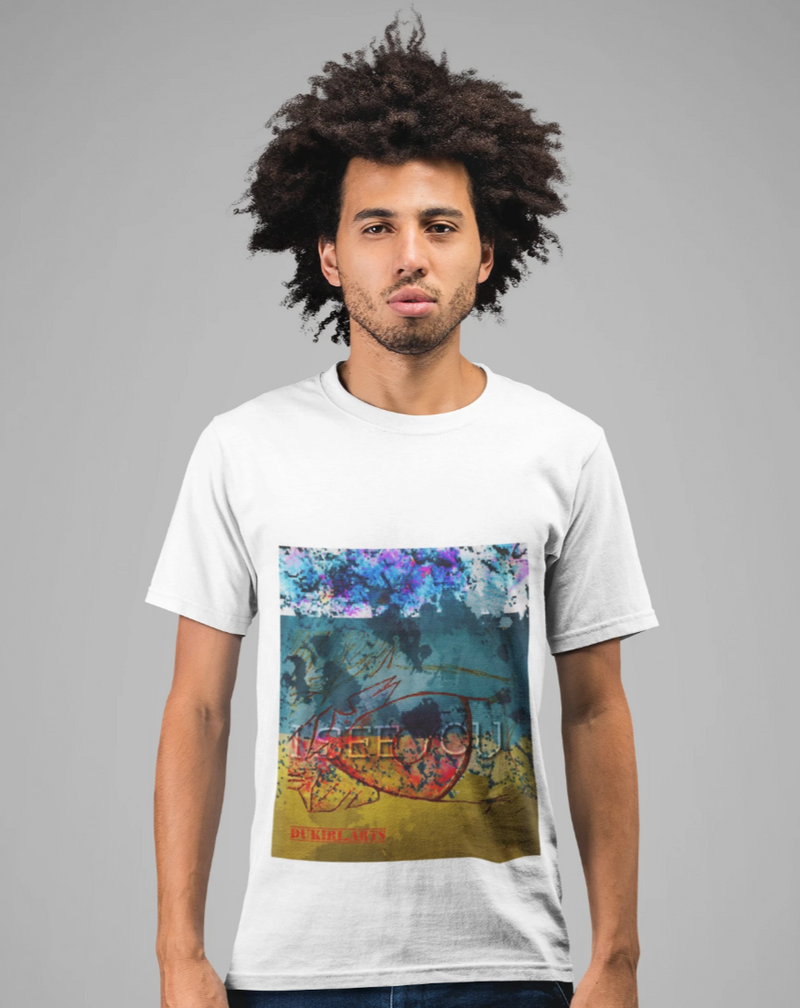 I see you Version 2 Men's white  T-shirt - dukiri apparel 