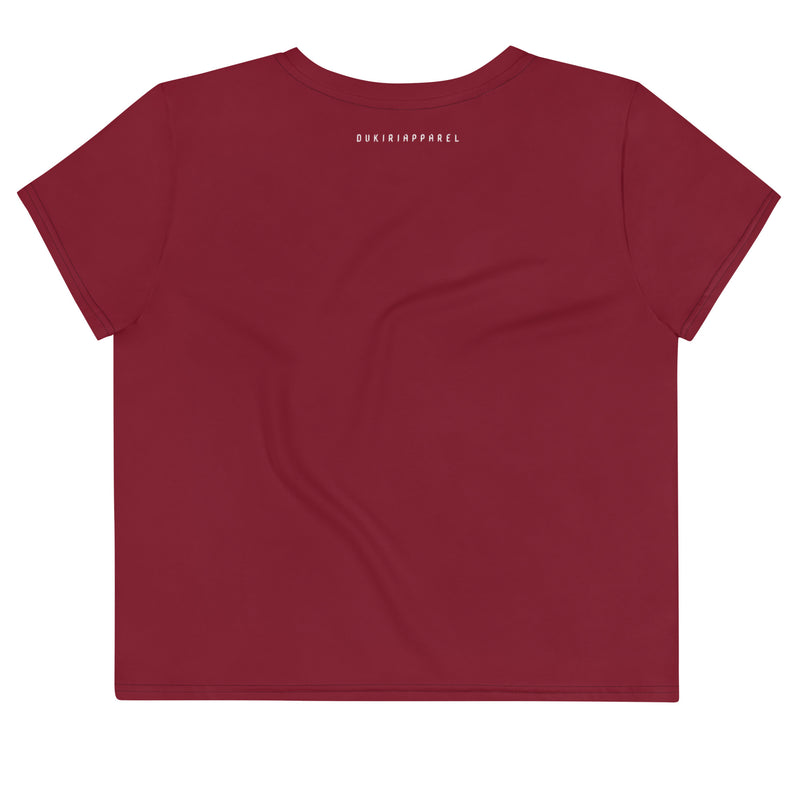 Crimson Lady Crop Top
