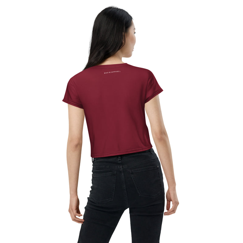 Crimson Lady Crop Top