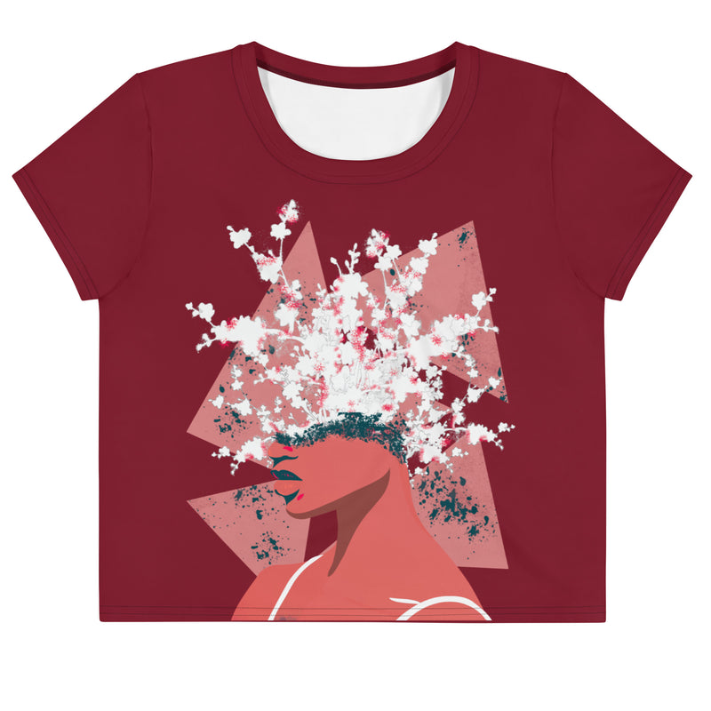 Crimson Lady Crop Top