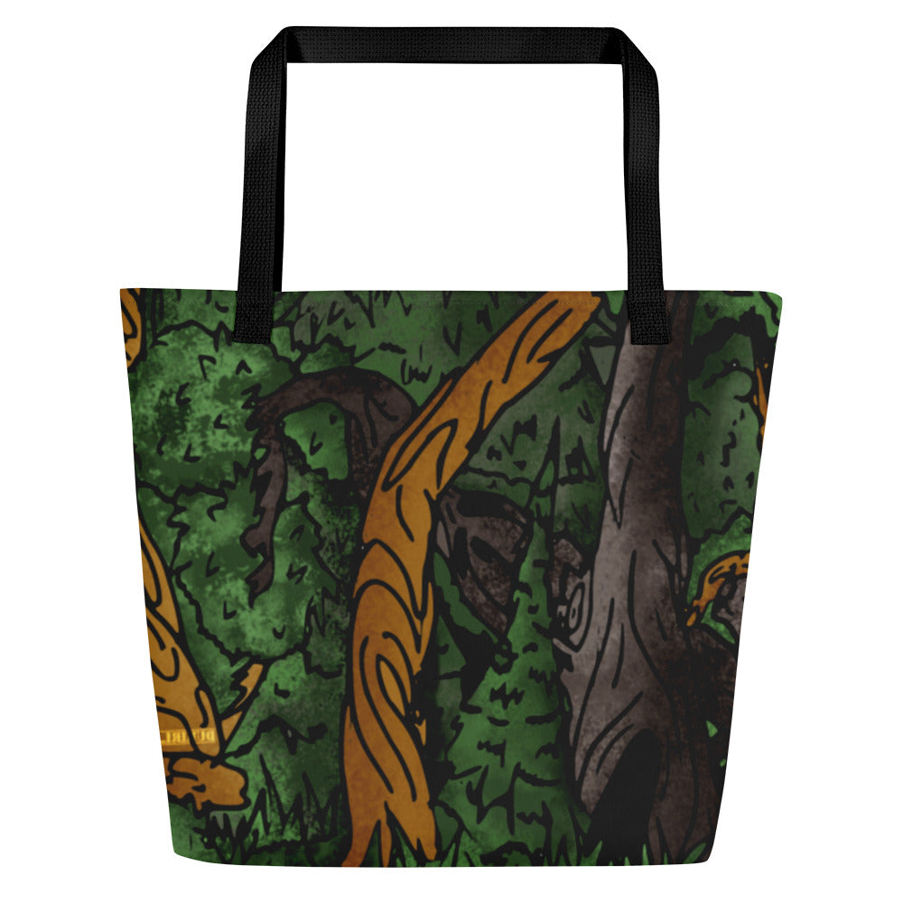 Nomad Illustration Print Large Tote Bag