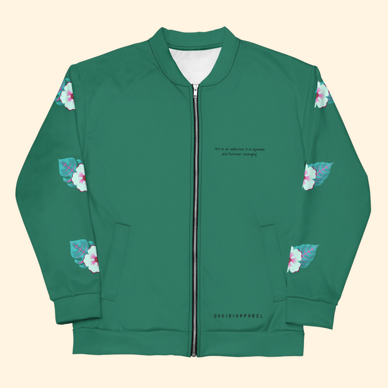 Green Floral Jacket