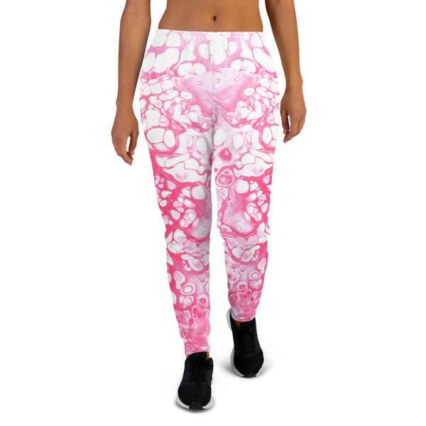 Women's Slim fit Joggers-Blessed Pink