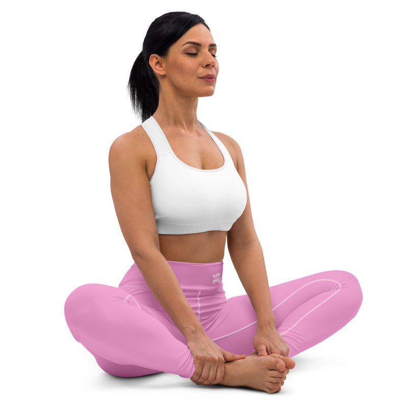 Pink Lavender Yoga Leggings