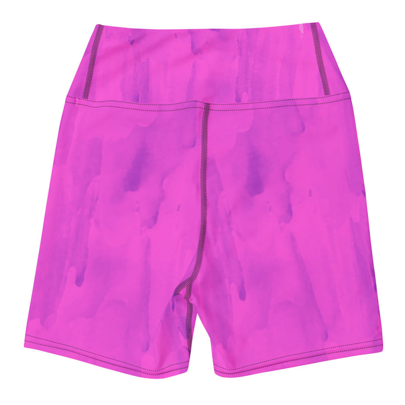 Purple Goo Yoga Shorts