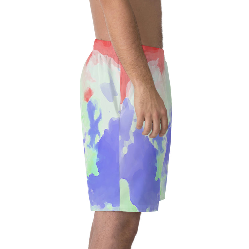 Cloudy print relaxed fit Beach Shorts