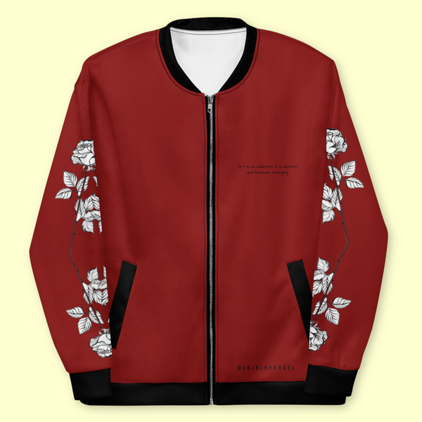 Floral-Red Jacket