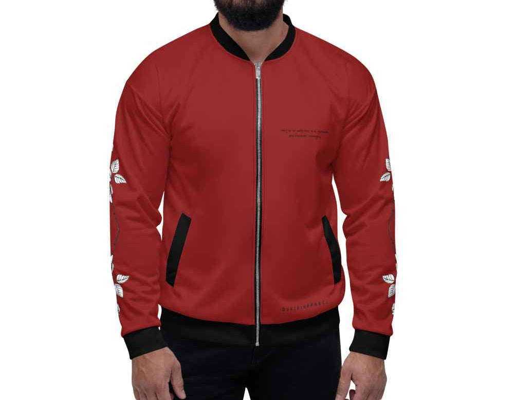 Floral-Red Jacket