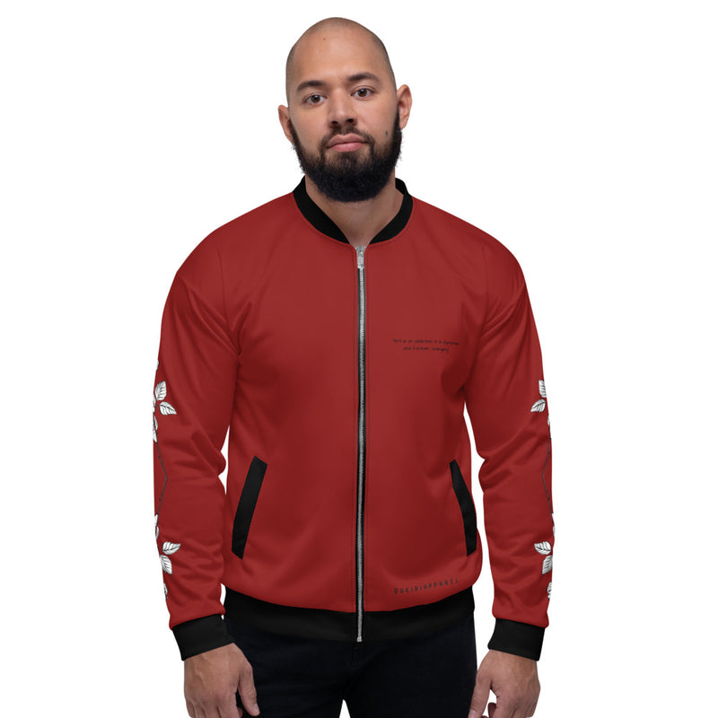 Floral-Red Jacket