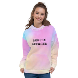 Our cotton candy patterned women's hoodie from Dukiriapparel