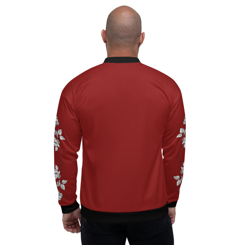 Floral-Red Jacket