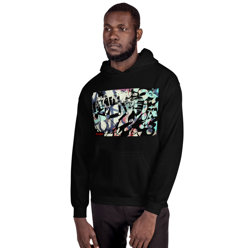 Abstract shapes and robot arms Men's  Hoodie - dukiri apparel 