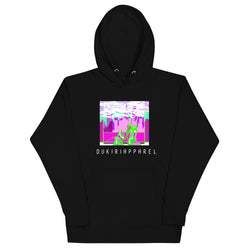 Glitch City Black Hoodie