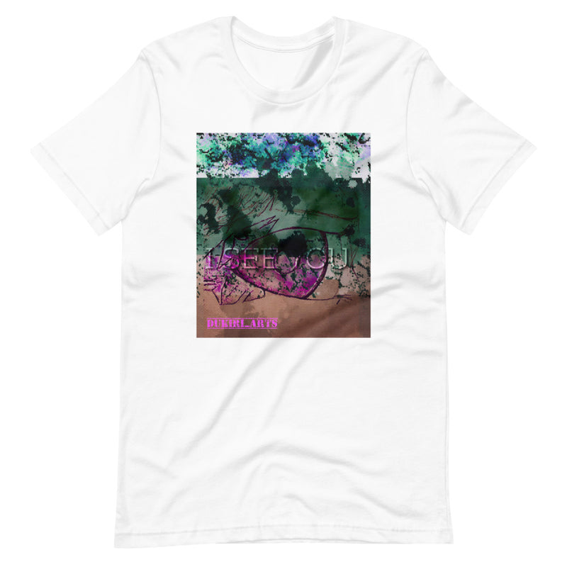 I See you Version 1 Men's white  Tee  from dukiri apparel