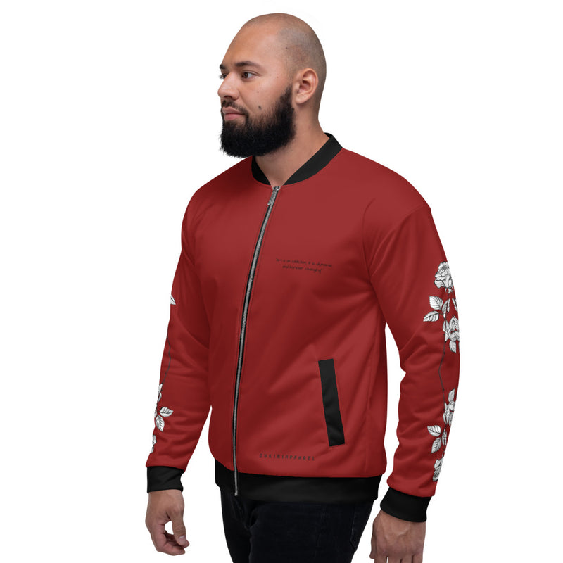 Floral-Red Jacket