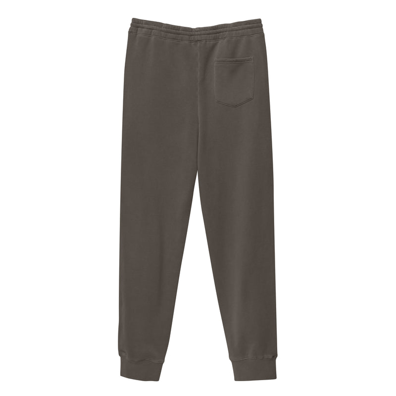 Black Pigment Dyed Fleece Joggers